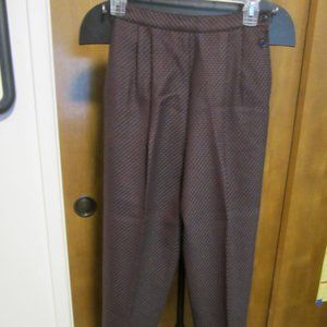 Vintage Wool Houndstooth Weave SZ4 Slacks